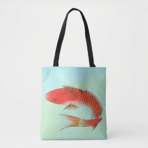 Sac fourre-tout d'illustration de Koi Fish