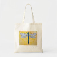 sac fourre-tout d'illustration de libellules