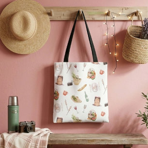 Sac fourre-tout d'illustration sucrée de l'épiceri