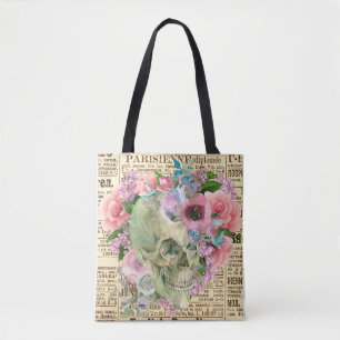 Sac fourre-tout d'impression crâne Motif unique be