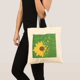 Sac fourre-tout d'impression enrobé vert tournesol