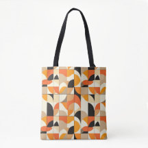 Sac fourre-tout d'impression géométrique moderne d