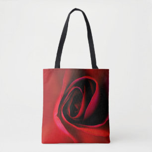 Sac fourre-tout d'impression Rose rouge