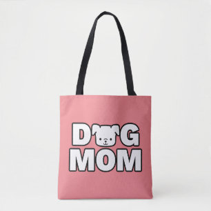 SAC FOURRE-TOUT DOG MOM (rose)