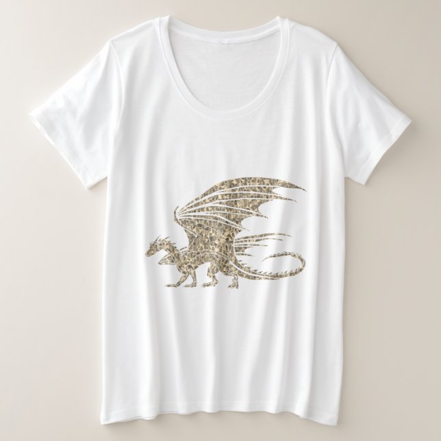 Sac fourre-tout d'or de Mosaic Dragon Extraordinai (Design devant)