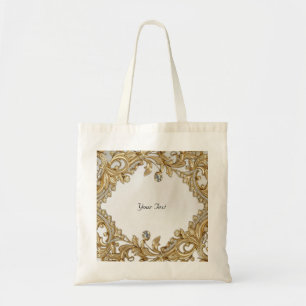 Sac fourre-tout doré décoratif