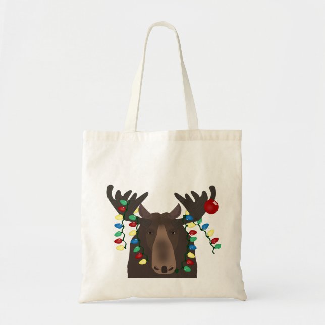 Sac fourre-tout d'orignal de vacances (Devant)