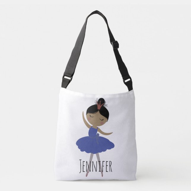 Sac fourre-tout doux Brown de la peau fille Baller (Devant)