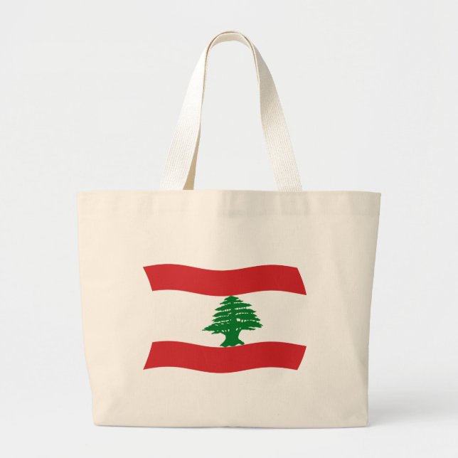 Sac fourre-tout drapeau du Liban (Devant)