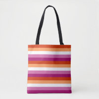 Sac fourre-tout drapeau lesbien