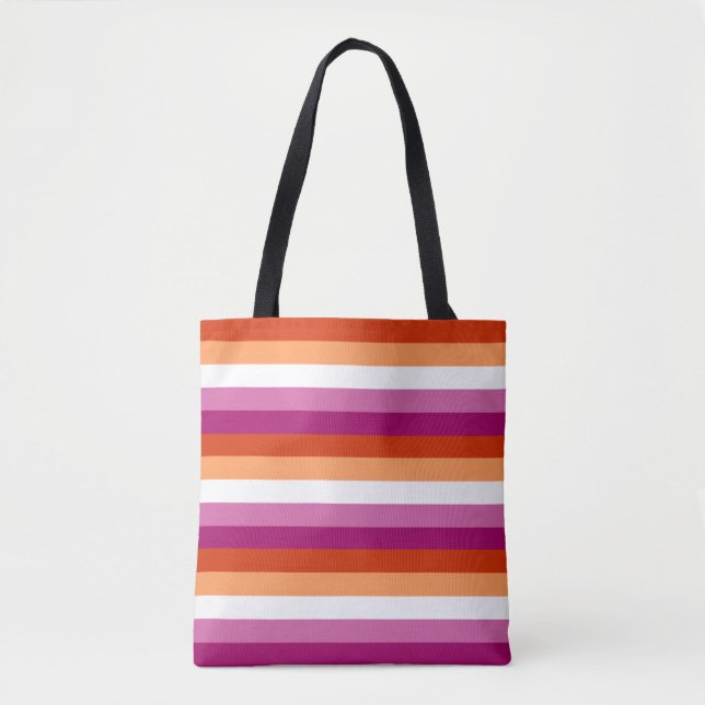 Sac fourre-tout Drapeau Lesbien (Devant)