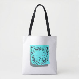 Sac fourre-tout drôle à chat