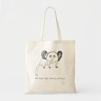 Sac fourre-tout drôle Aye Aye - Animal mal dessiné