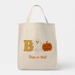 Sac fourre-tout drôle de Boo Halloween