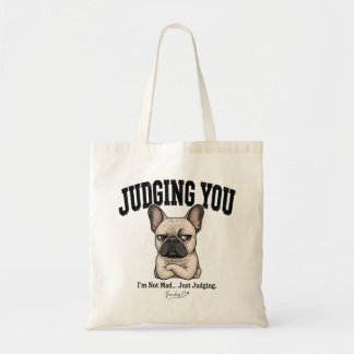 Sac fourre-tout drôle de Bouledogue Français qui v