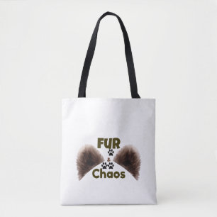 Sac fourre-tout drôle pour amateur d'animaux Fur &