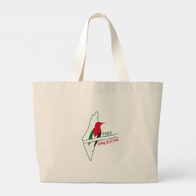 Sac fourre-tout du coeur de Palestine (Dos)