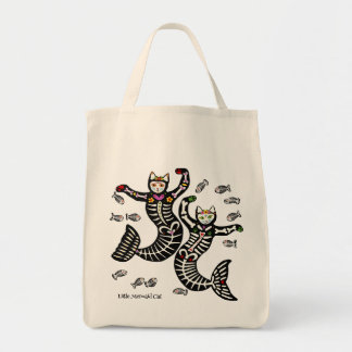 Sac fourre-tout du crâne de sucre de chat de sirèn