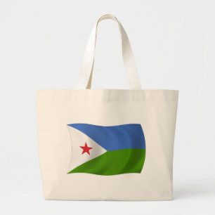 Sac fourre-tout du drapeau de Djibouti