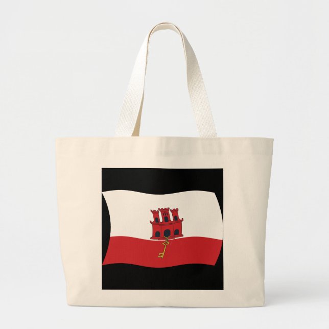 Sac fourre-tout du drapeau de Gibraltar (Devant)
