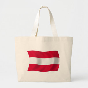 Sac fourre-tout du drapeau de l'Autriche