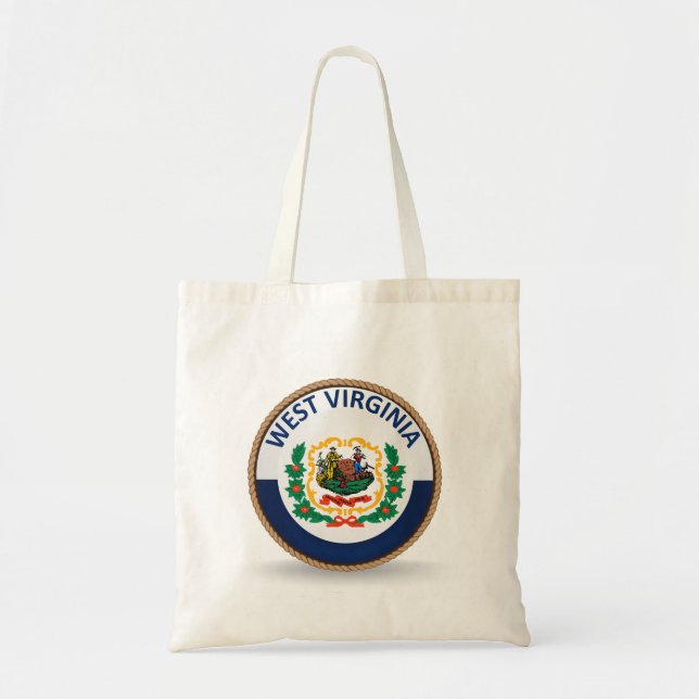 Sac fourre-tout du drapeau de l'État de Virginie-O (Devant)
