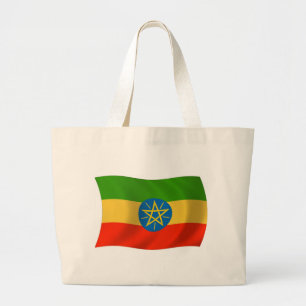 Sac fourre-tout du drapeau de l'Éthiopie