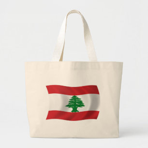 Sac fourre-tout du drapeau du Liban