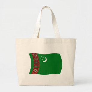 Sac fourre-tout du drapeau du Turkménistan