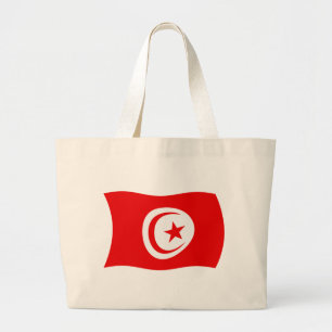 Sac fourre-tout du drapeau tunisien