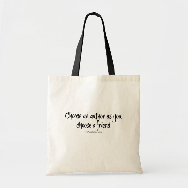 Sac fourre-tout du livre - Sir Christopher Wren (Devant)
