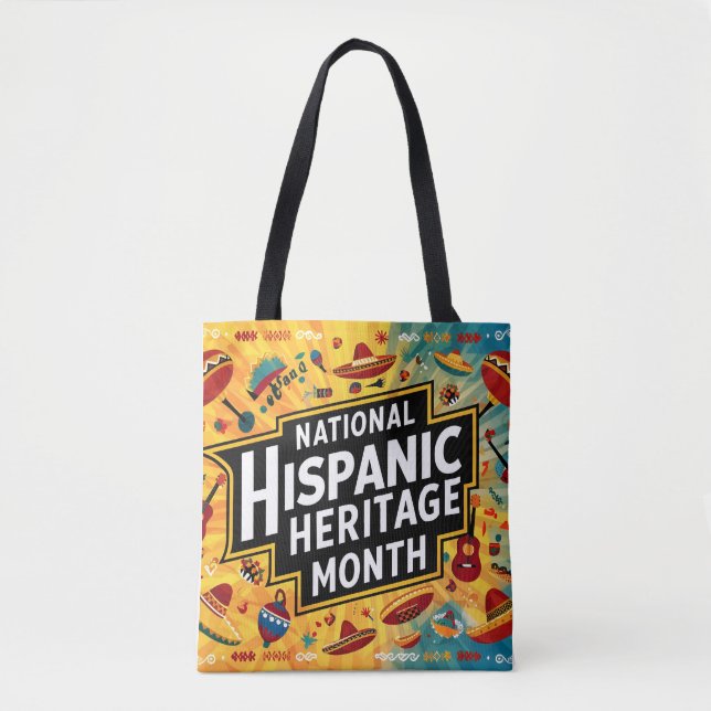 Sac fourre-tout du Mois du patrimoine hispanique (Devant)