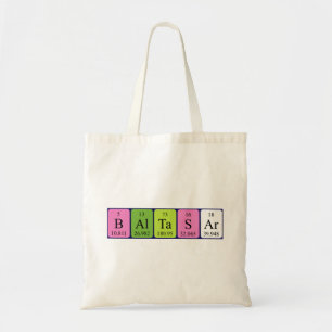 Sac fourre-tout du nom de table périodique Baltasa