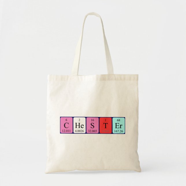 Sac fourre-tout du nom de table périodique Chester (Devant)