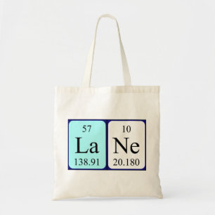 Sac fourre-tout du nom de table périodique de la v