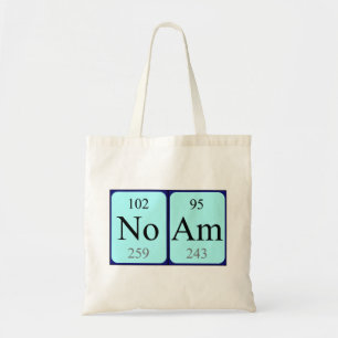 Sac fourre-tout du nom de table périodique du nom