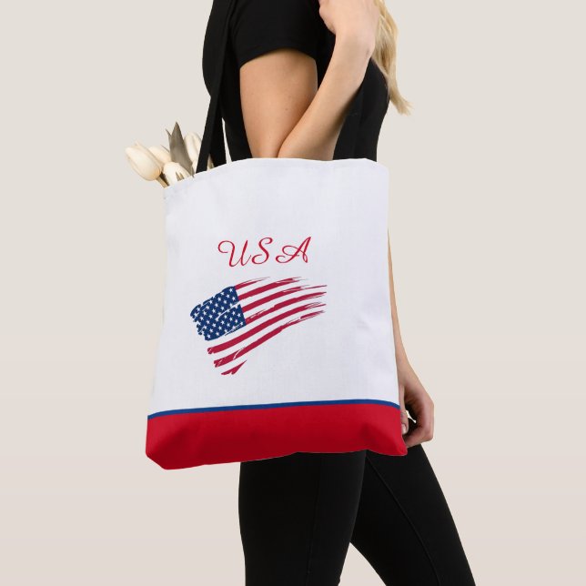 SAC FOURRE-TOUT du pavillon des États-Unis (De près)