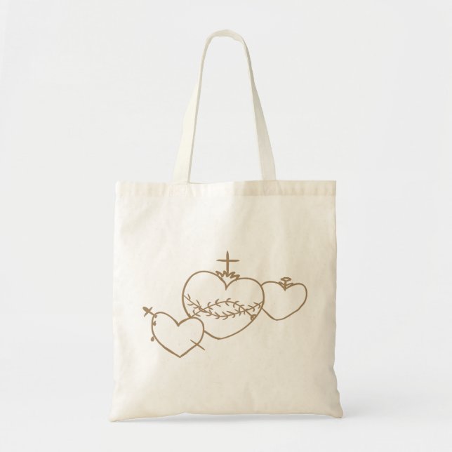 Sac fourre-tout du Rosaire des Coeurs (Devant)