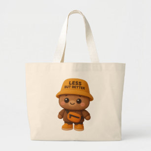 Sac fourre-tout écologique adorable "Less But Bett