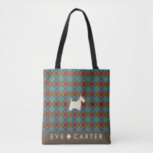 Sac fourre-tout Écossais-Inspiré à tartan de