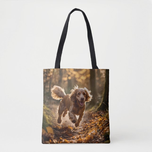 Sac fourre-tout élégant Cocker Spaniel (Devant)
