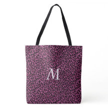 Sac fourre-tout Empreinte de léopard personnalisé