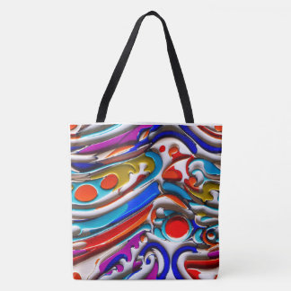 Sac fourre-tout en émail bleu
