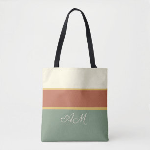 Sac fourre-tout en terre cuite personnalisé avec m