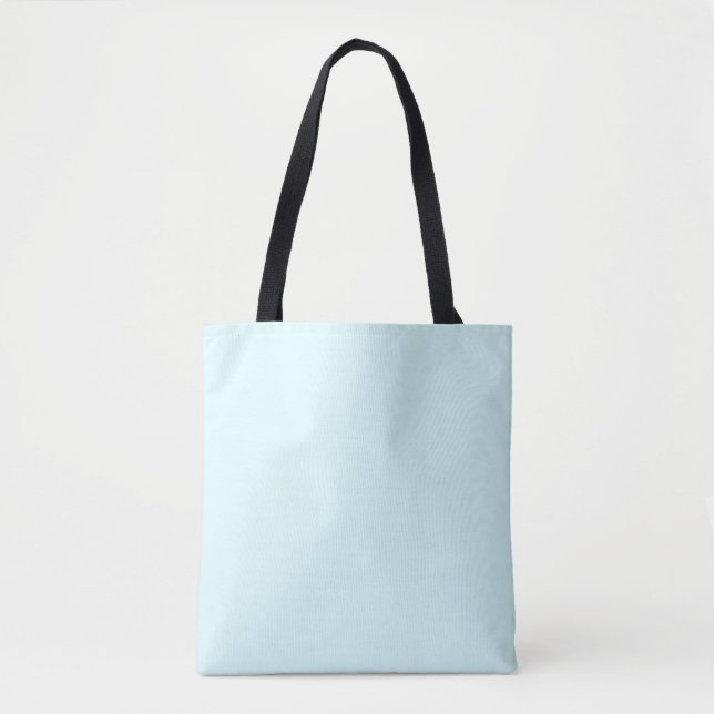 Sac fourre-tout en toile bleu clair (Devant)