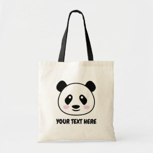 Sac fourre-tout en toile de dessin animé de Cute p