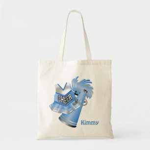 Sac fourre-tout en toile de Pom-pom girl bleu pers