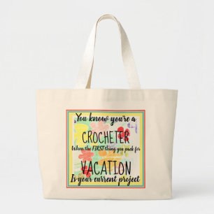 Sac fourre-tout enorme à crochet