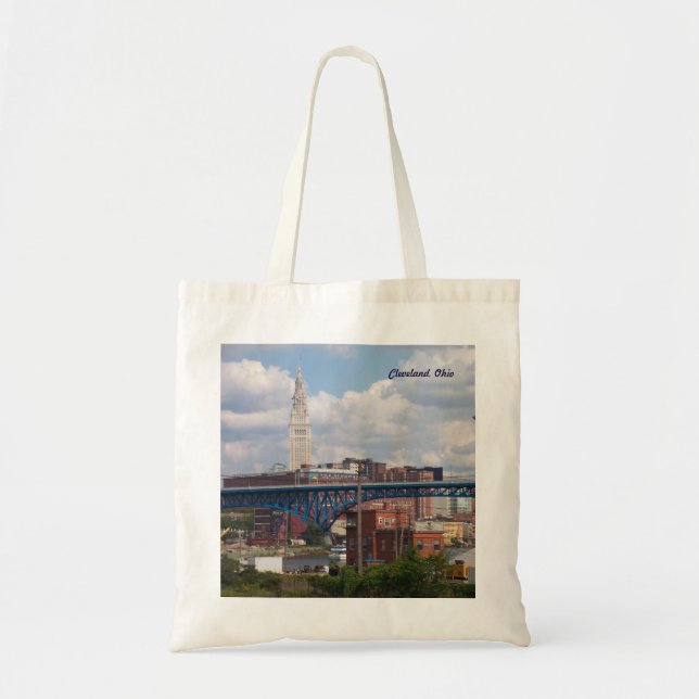 Sac fourre-tout ensoleillé de Cleveland Ohio (Devant)