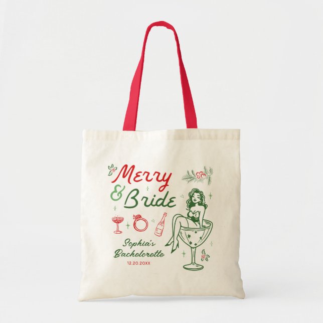 Sac fourre-tout enterrement de vie de jeune fille  (Devant)